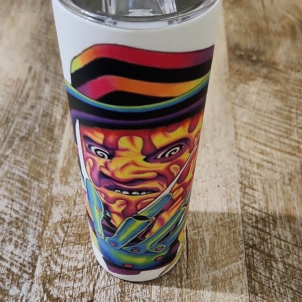 Colorful Horror-Themed Tumbler - Picture 2 of 13
